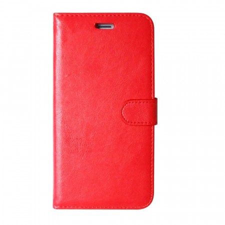 Lommebok deksel for iPhone 6 Plus / 6S Plus rød