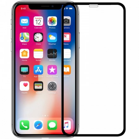 Nillkin XD CP + MAX herdet glass skjermbeskytter heldekkende iPhone XR svart