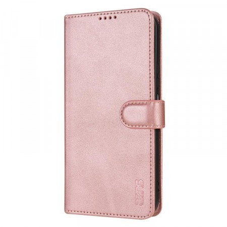 Azns Lommebok deksel for Samsung Galaxy A18 Roségull