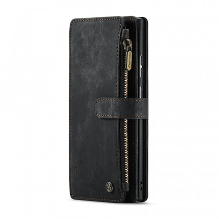 CaseMe retro multifunksjonell Lommebok deksel Samsung Galaxy Note 20 Ultra svart