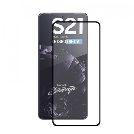 Enkay Hat-Prince Buet herdet Glass skjermbeskytter Galaxy S21 5G svart kant