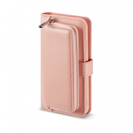 Deksel Multifunksjonell 2-i-1 iPhone XR rosa