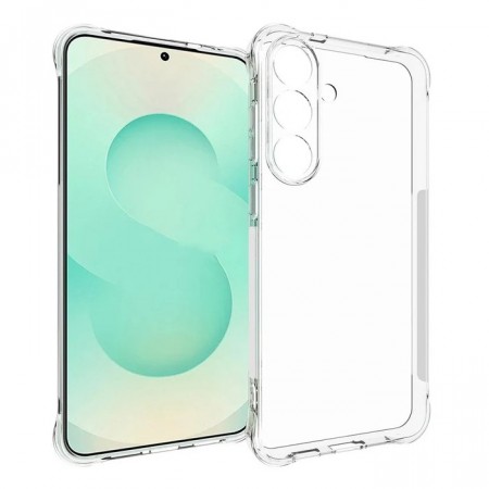 Tech-Flex TPU Støtsikkert Deksel for Samsung Galaxy S25 FE 5G Gjennomsiktig