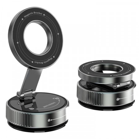 bilholder sammenleggbar med sugekopp MagSafe - svart