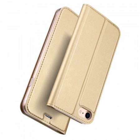 Dux Ducis Skin Pro Series Flip deksel iPhone 7 Plus/8 Plus gull