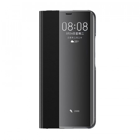 Lux Flip deksel med Side vindu for Huawei P30 svart