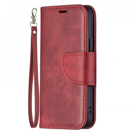 Lommebok deksel for iPhone 13 Mini rød