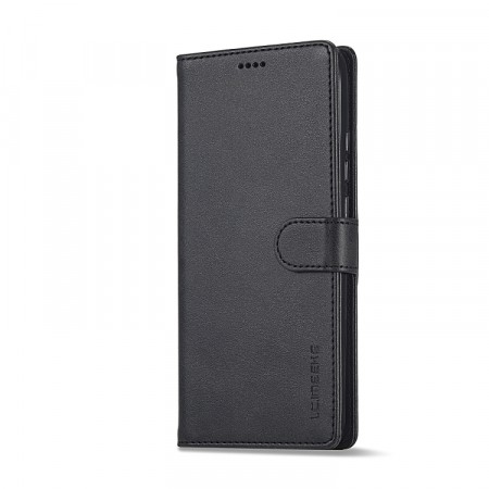LC.IMEEKE Lommebok deksel for Xiaomi Redmi 12 4G svart