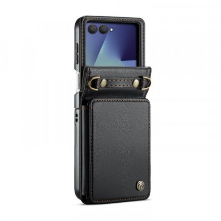CaseMe Deksel med kortlomme Samsung Galaxy Flip 8 5G svart