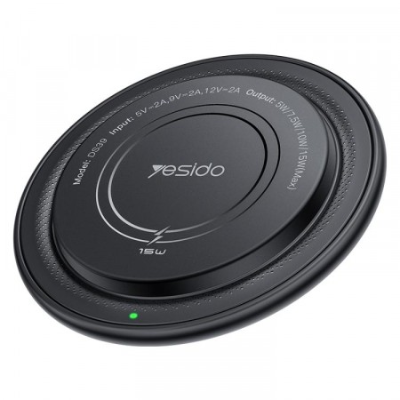 Yesido Magnetisk trådløs lader 15 W - Svart