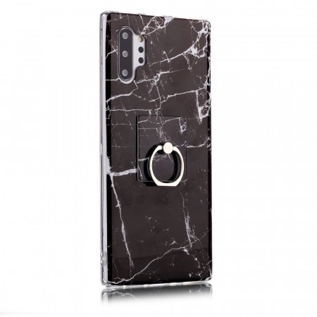 TPU Deksel Galaxy Note10+ Plus - Marmor svart