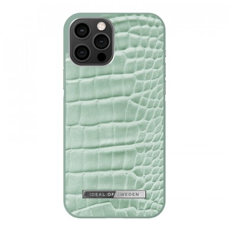 iDeal of Sweden iPhone 12 Pro Max Atelier Case Mint Croco