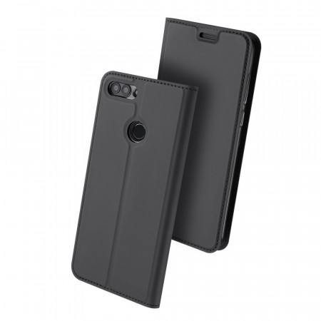 Dux Ducis Skin Pro Series Flip deksel Huawei P Smart (2018) svart