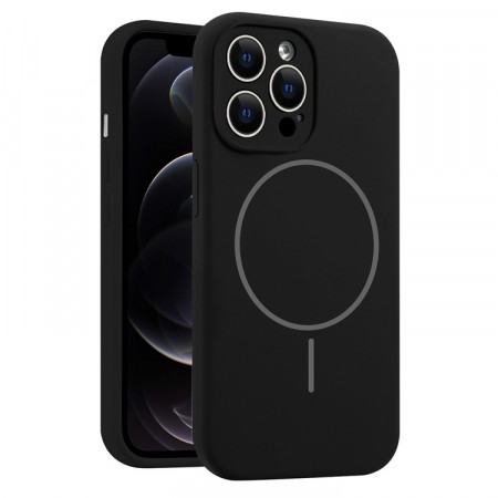 Tech-Flex silikon Deksel for iPhone 12 Pro MagSafe svart