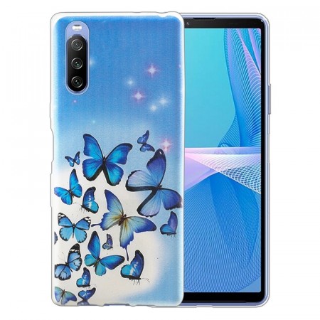 Fashion TPU Deksel for Sony Xperia 10 III - Butterfly