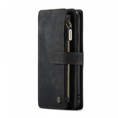 CaseMe retro multifunksjonell Lommebok deksel iPhone XS Max svart