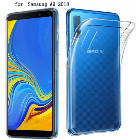 Tech-Flex TPU Deksel for Samsung Galaxy A9 (2018) Gjennomsiktig