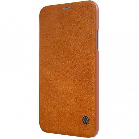Nillkin flip deksel for iPhone X/XS brun