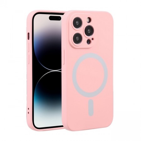 Tech-Flex TPU Deksel for iPhone 15 Pro Max med MagSafe rosa