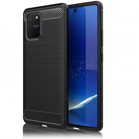 TPU Deksel Carbon for Galaxy S10 Lite svart