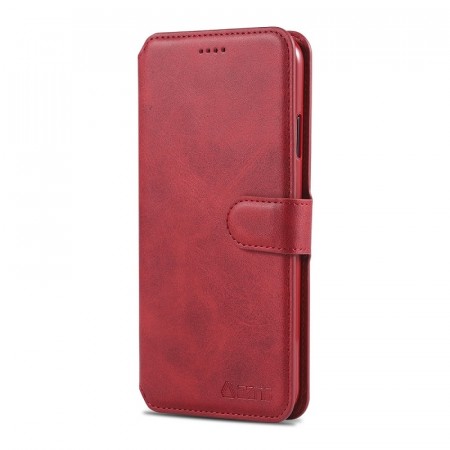 Azns Lommebok deksel for iPhone X/XS rød