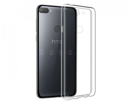 Lux TPU Deksel for HTC Desire 12 Gjennomsiktig