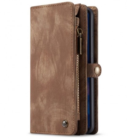CaseMe 2-i-1 Lommebok deksel iPhone 7/8 brun