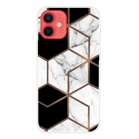 Fashion TPU Deksel for iPhone 13 Mini - Marmor mønster