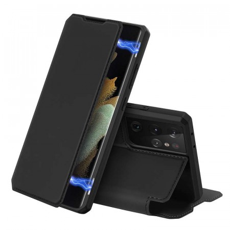 Dux Ducis Skin Pro Series Flip deksel Galaxy S21 Ultra svart