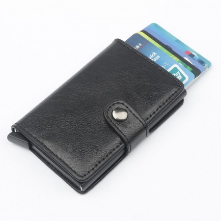 Lommebok for kredittkort RFID beskyttelse - Svart