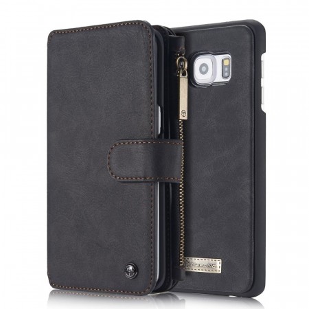 CaseMe Lommebok deksel Galaxy S6 Edge + svart