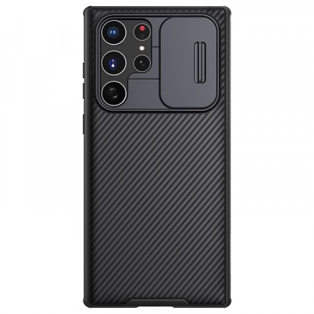 Nillkin CamShield Pro deksel for Samsung Galaxy S22 ultra 5G svart