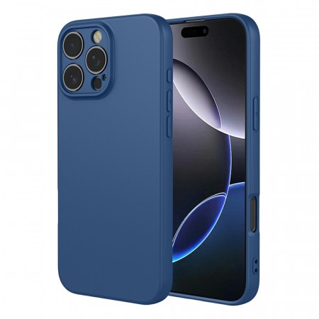 Tech-Flex silikon Deksel for iPhone 16 Pro - Blå