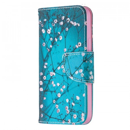 Lommebok deksel for iPhone 12 Mini - Rosa blomster