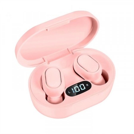 TWS Bluetooth In-Ear Hodetelefoner mini Bluetooth 5.0 - Rosa