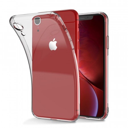 CAFELE TPU Deksel m/skjermbeskytter for iPhone XR Gjennomsiktig