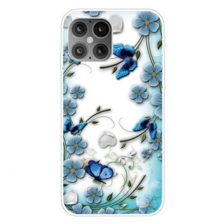 Lux TPU Deksel for iPhone 12 Pro Max - Blomster