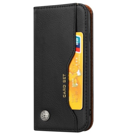 Flip Lommebok deksel ekstra kortlomme for iPhone 6/6S svart