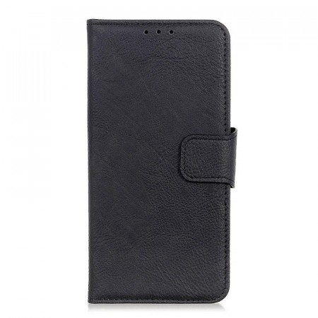Lommebok deksel Retro for Motorola Moto E6 Plus svart