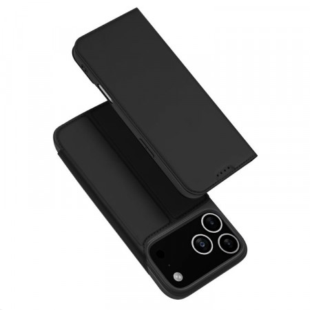 Dux Ducis Skin Pro Series Flip deksel iPhone 17 Pro Max Svart