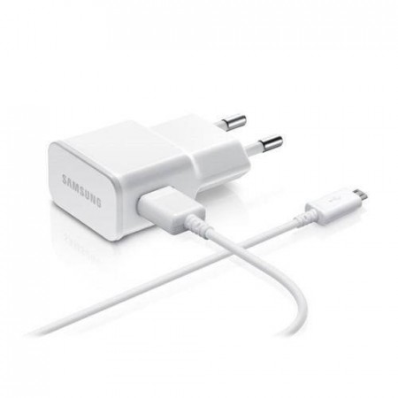 Samsung Micro USB lader med kabel hvit