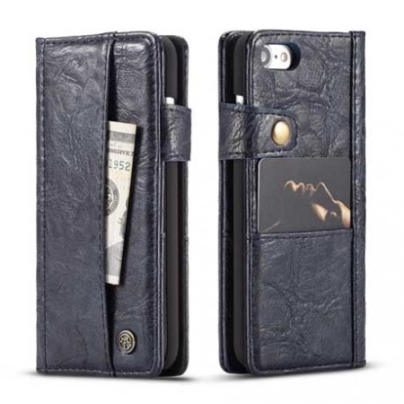 CaseMe Retro deksel for iPhone 7/8 mørk blå