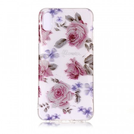 Fashion TPU Deksel iPhone XR - Blomster