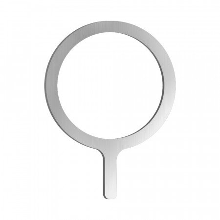 Universell MagSafe Ring - Sølv