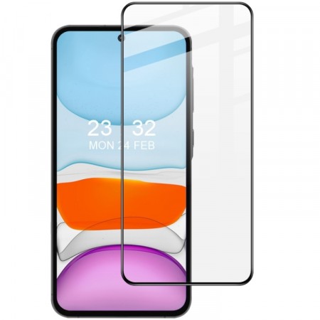 IMAK Herdet Glass skjermbeskytter Samsung Galaxy A55 5G/A35 5G svart kant