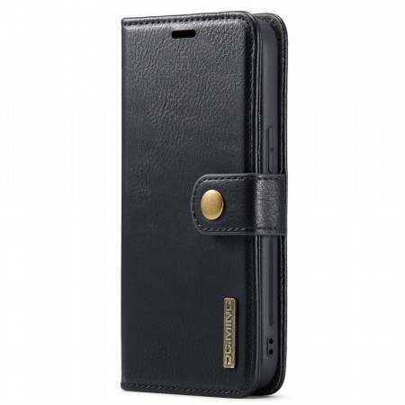 DG.Ming 2-i-1 Lommebok-deksel I Lær iPhone 14 Plus svart