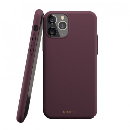 Nudient Thin Case V2 iPhone 11 Pro Deksel - Sangria Red