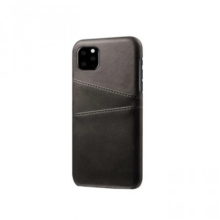 Tech-Flex Deksel plass til kort iPhone 11 Pro Max svart