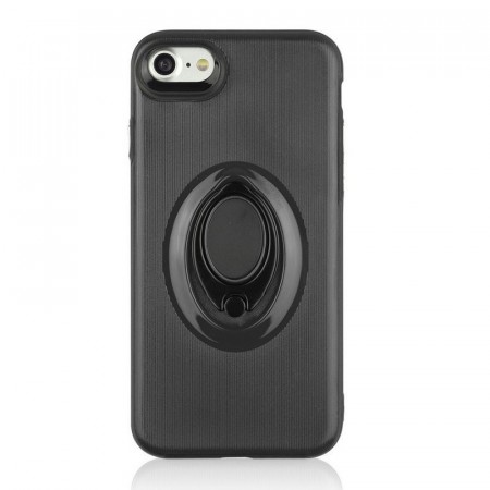 Cheetah TPU + PC Deksel magnetisk Ring Grep iPhone 7 Plus/8 Plus svart