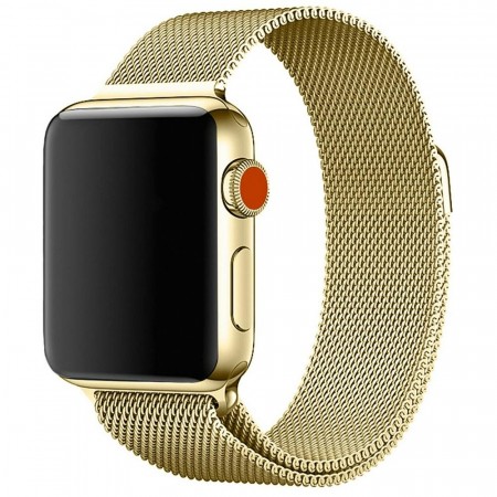 Klokkereim stål for Apple Watch Serie 1/2/3/4/5/6/SE/7/8/9/SE/ultra 42/44/45/49 Gull